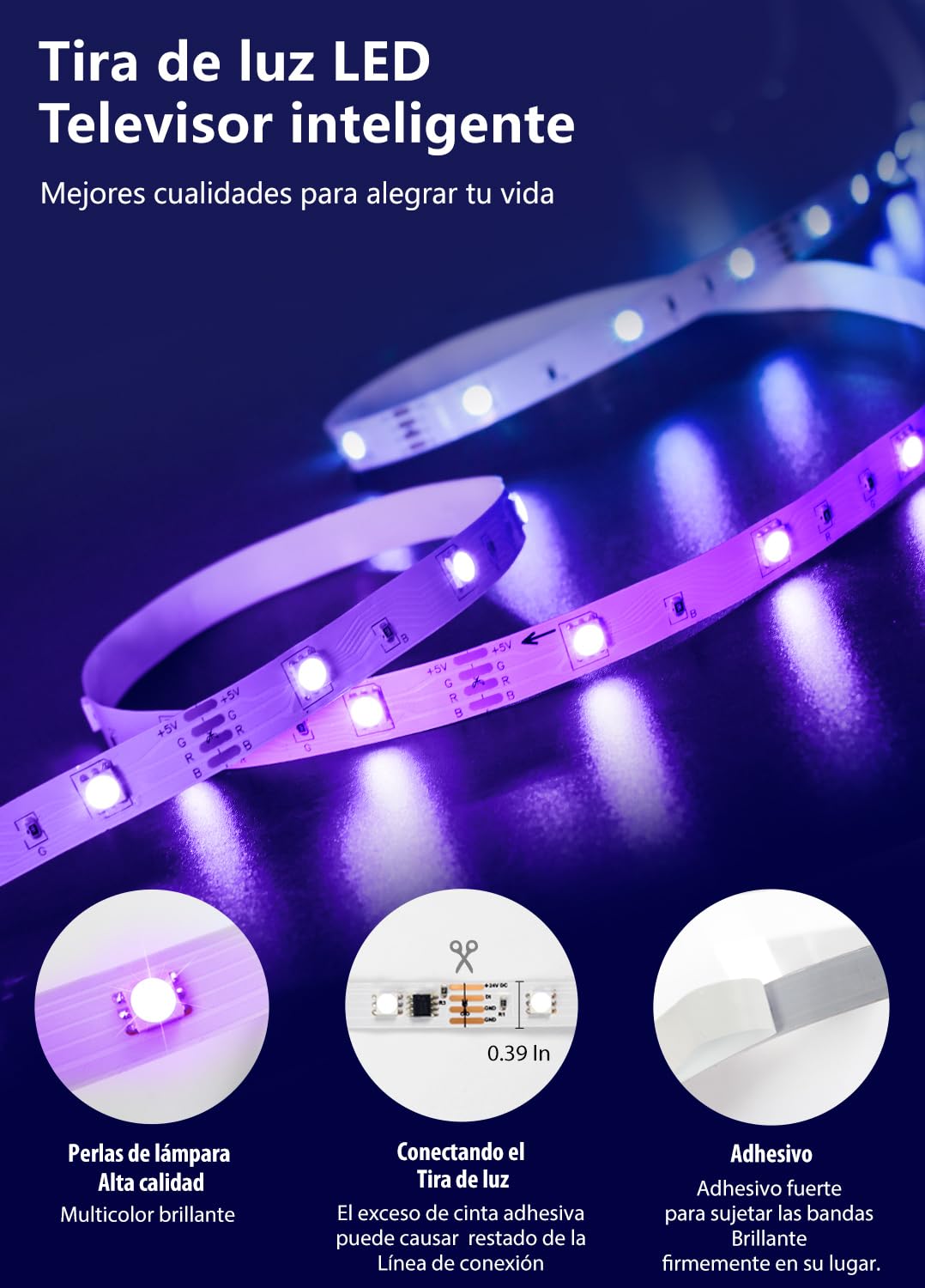 LED Strips 20 Metres RGB 5050, LED Lights with App and Controller, Sync with Music, Ideal for LED Lights, Room Lights, Party Decoration and Christmas (10 m x 2)