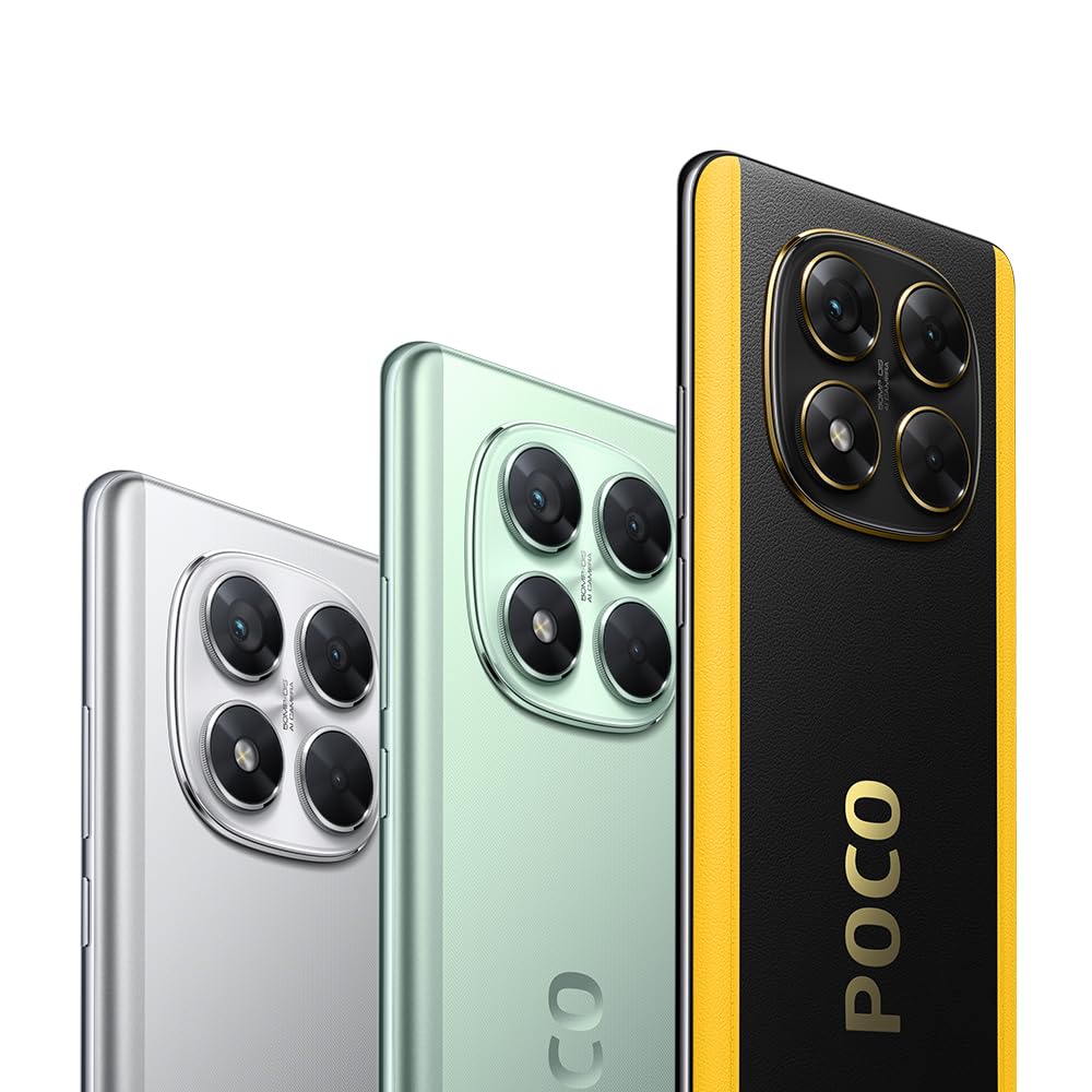 XIAOMI POCO X7 Pro Smartphone 12+512GB, CrystalRes 1.5K 120Hz AMOLED Display, MediaTek Dimensity 8400-Ultra, 50MP Camera, 90W HyperCharge, Charger Not Included, Black (ES Version)
