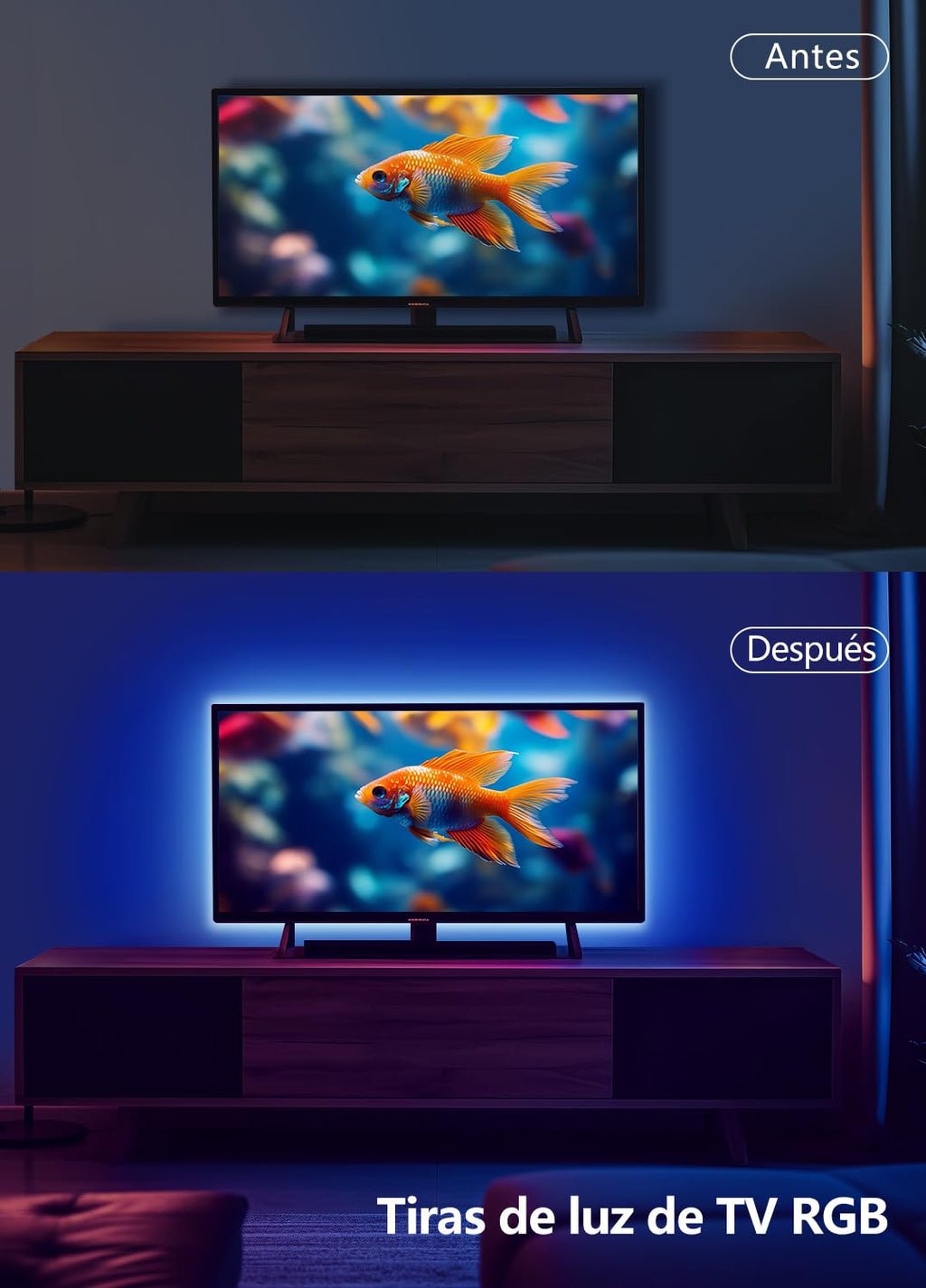 LED Strips 20 Metres RGB 5050, LED Lights with App and Controller, Sync with Music, Ideal for LED Lights, Room Lights, Party Decoration and Christmas (10 m x 2)