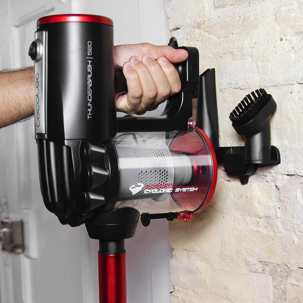 Cecotec Conga Thunderbrush 560 Upright Vacuum Cleaner, 2 in 1, 600 W, Cyclonic Technology, High Efficiency Filter, 6 Metres Radius, Includes 2 Accessories