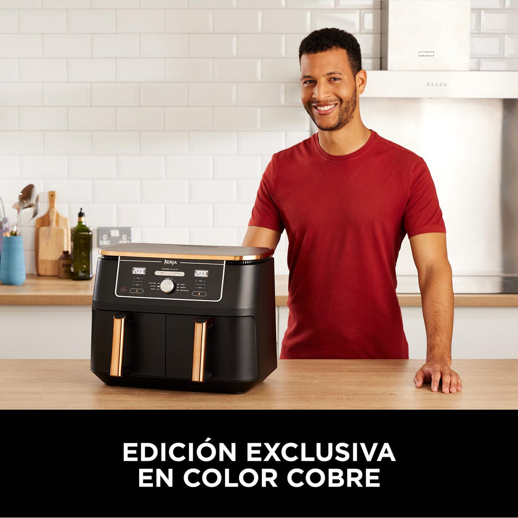 Ninja Foodi [AF300EU] Dual Zone Air Fryer, 2470 W, 7.6 liters, Plastic, Black