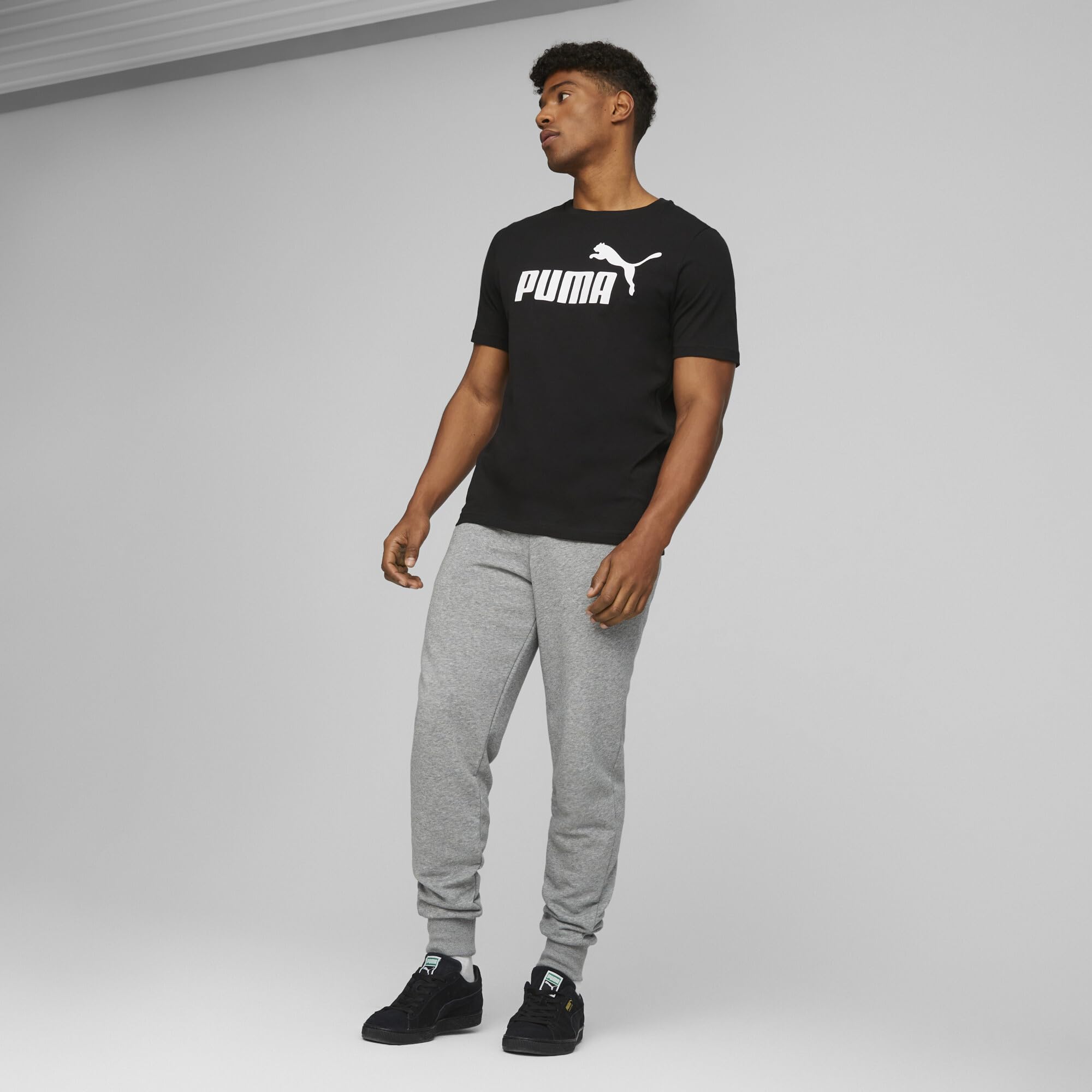 PUMA ESS Logo tee Men's Sports T-Shirt (Pack of 1)