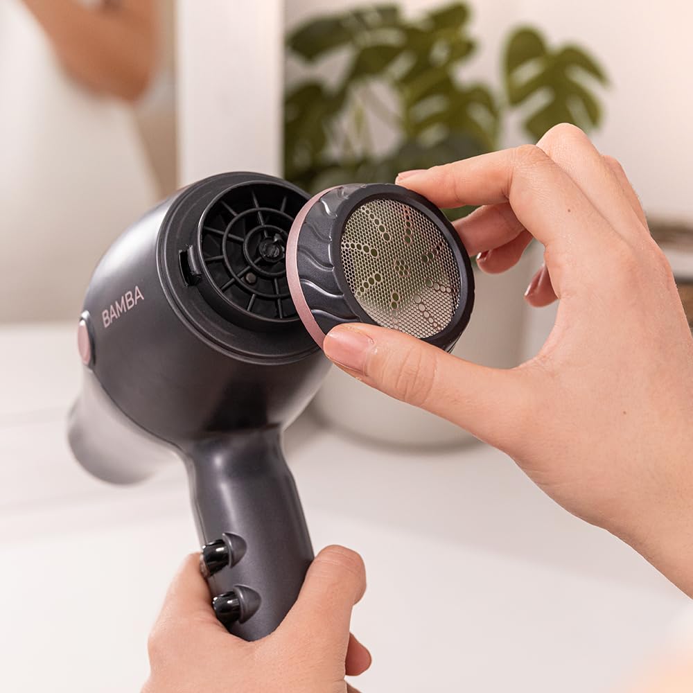 Cecotec Bamba IoniCare 5200 Aura Black Ionic Hair Dryer. 2300W, Concentrator and Diffuser, Frizz Free Hair, DC Motor, Real Ion, High Air Flow, 2 Speeds and 3 Temperatures