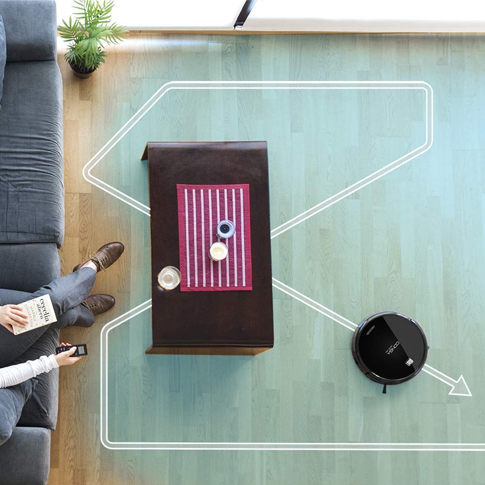 Cecotec Conga M50 Robot Vacuum Cleaner and Floor Scrubber, Laser Navigation, 5000Pa Suction Pressure, 3200 mAh Battery, Multifunction Brush for All Surfaces, Coverage up to 160 m²