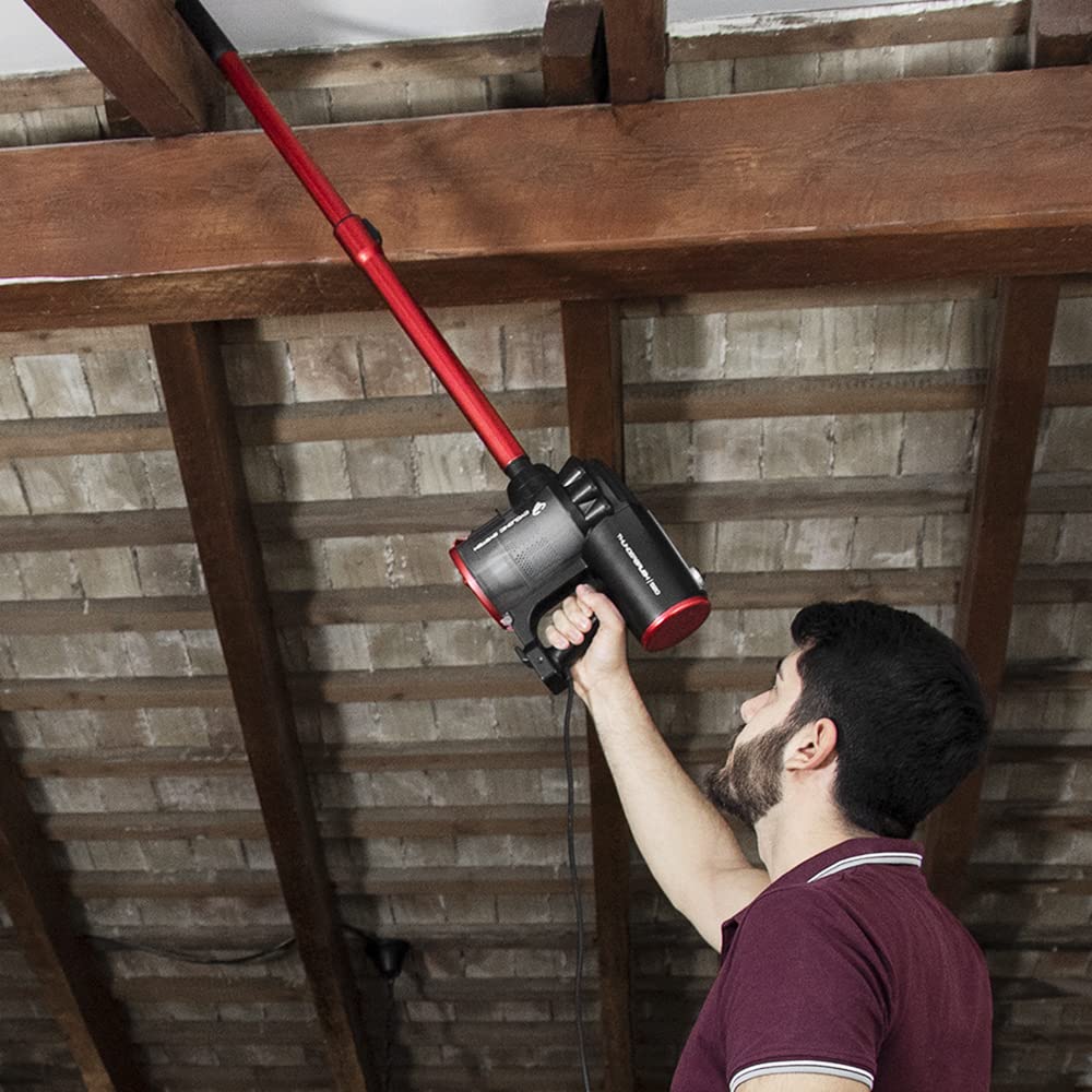 Cecotec Conga Thunderbrush 560 Upright Vacuum Cleaner, 2 in 1, 600 W, Cyclonic Technology, High Efficiency Filter, 6 Metres Radius, Includes 2 Accessories