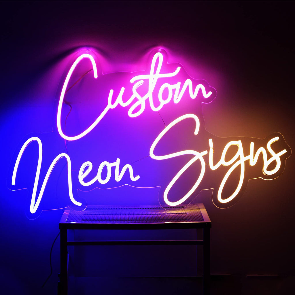 Custom Neon Sign,Custom Neon Signs,Custom LED Neon Sign,Custom Name Letters Decorative Lights for Party Wedding Birthday Bedroom