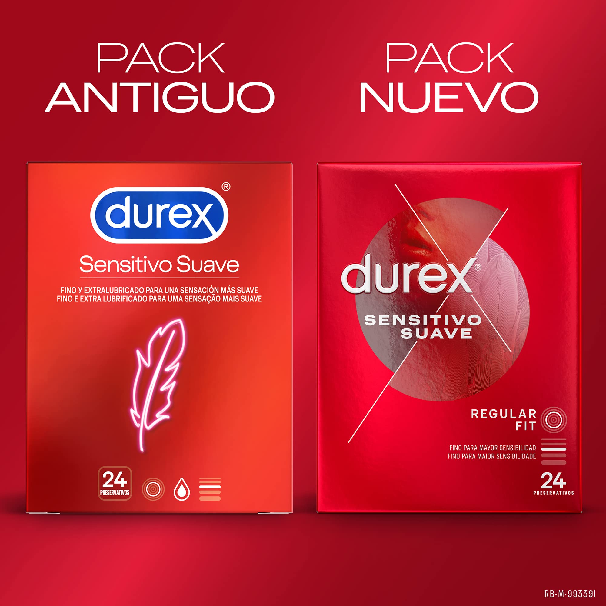 Durex Soft Sensitive Condom Pack, 96 Condoms, Packaging May Vary