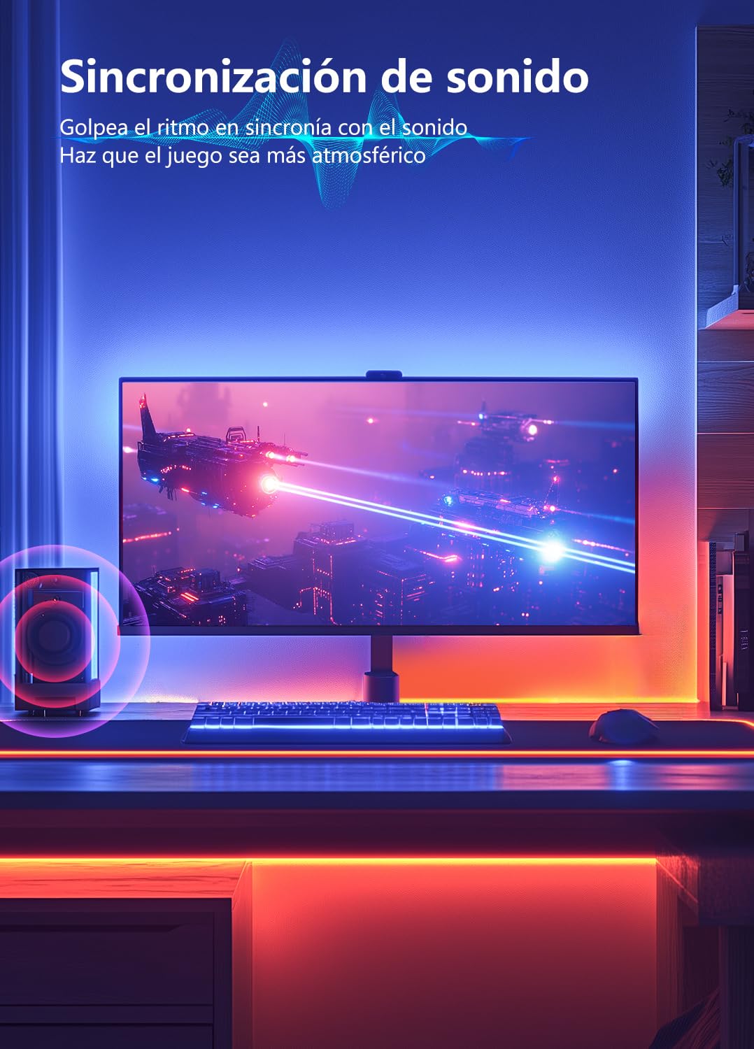 LED Strips 20 Metres RGB 5050, LED Lights with App and Controller, Sync with Music, Ideal for LED Lights, Room Lights, Party Decoration and Christmas (10 m x 2)