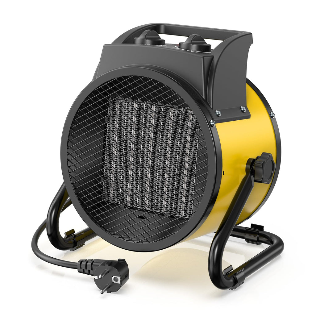 Ceramic Heater 2000W - Low Consumption - Portable Electric Radiator - Fast Heating in 3 s - Suitable for Homes, Bathrooms and Construction Sites