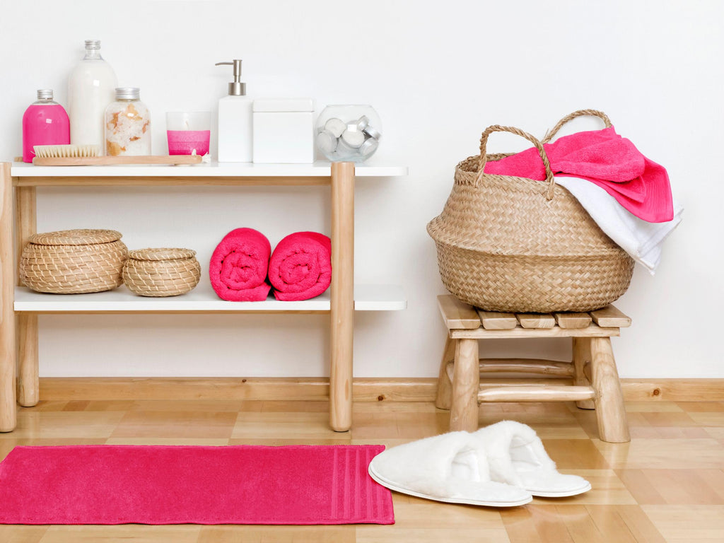 500 g Plain Full Bath Towel Set – Large and Small Terry Towels, 100% Cotton – Pack (2 Washbasin + 2 Shower) – High Absorption – Cotton Towel – Grass