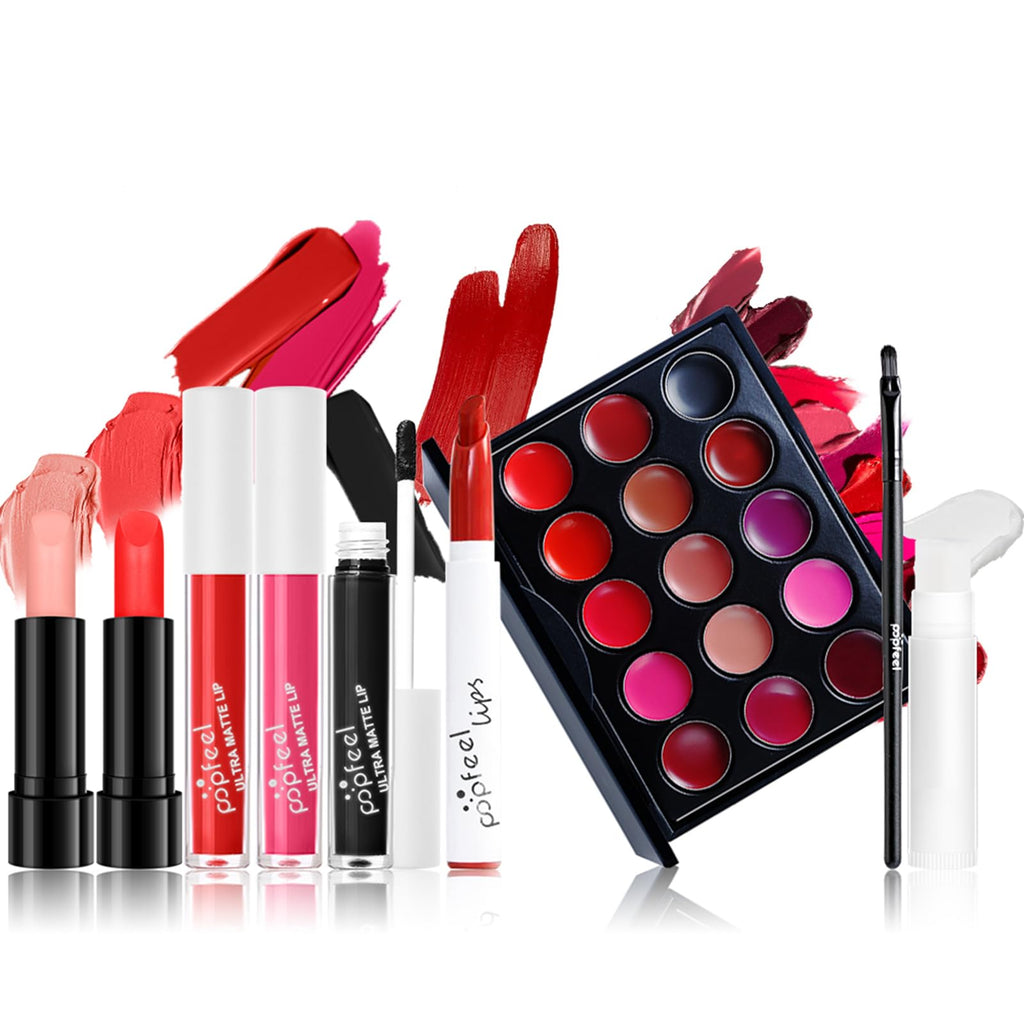 Makeup Sets, Makeup Beauty Gift for Women, with Eyeshadow Palette, Mask, Brow Pencil, Eyeshadow Brush, Vegan Cosmetics, Makeup Set Eyes and Face