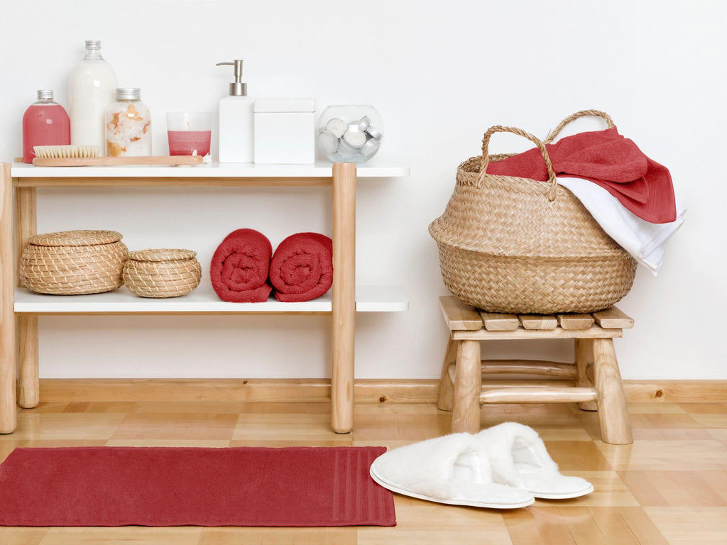 500 g Plain Full Bath Towel Set – Large and Small Terry Towels, 100% Cotton – Pack (2 Washbasin + 2 Shower) – High Absorption – Cotton Towel – Grass