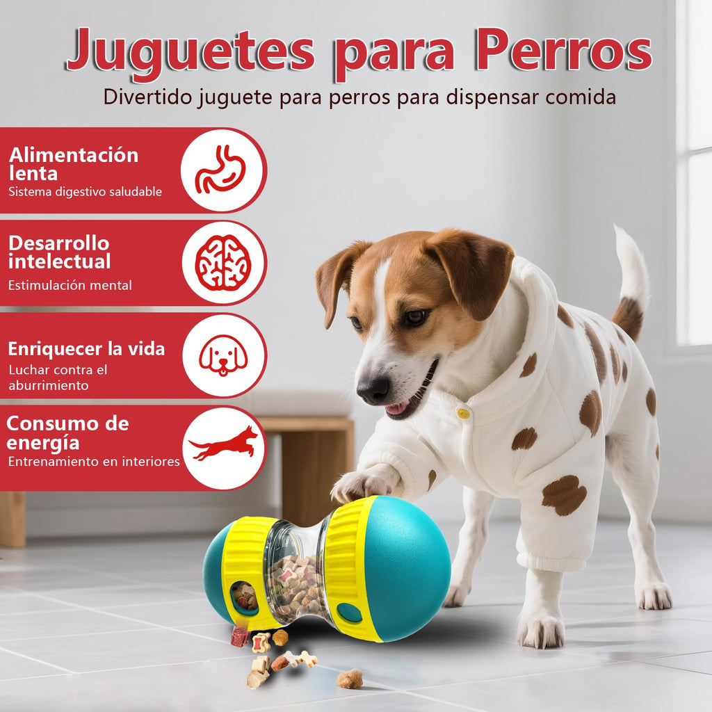 Interactive Dog Toy, Indestructible Puppy Toy, Dog Slow Feeder Improve Digestion, Food Dispenser for Large and Medium Breeds