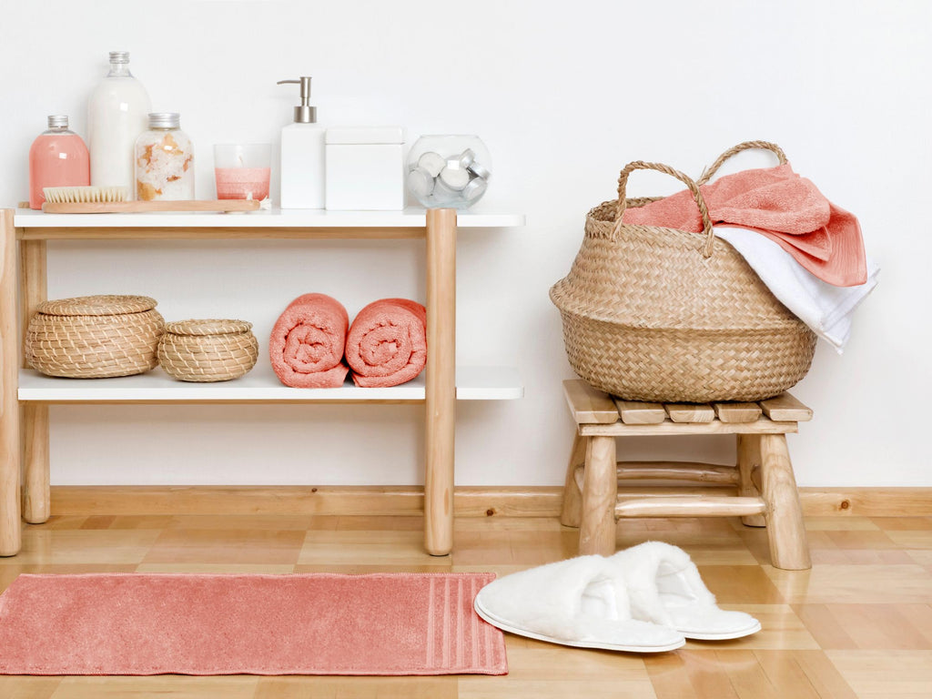 500 g Plain Full Bath Towel Set – Large and Small Terry Towels, 100% Cotton – Pack (2 Washbasin + 2 Shower) – High Absorption – Cotton Towel – Grass