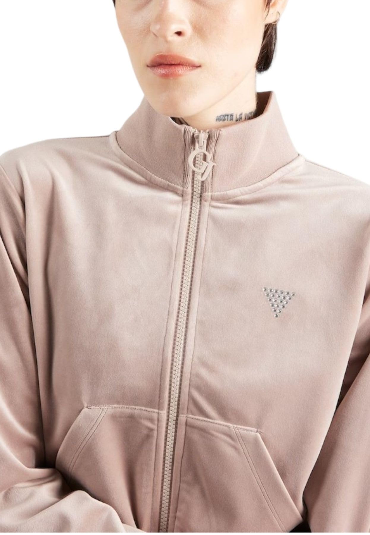 Guess Eco Couture Full Zip Sweatshirt Sweatshirt for Women