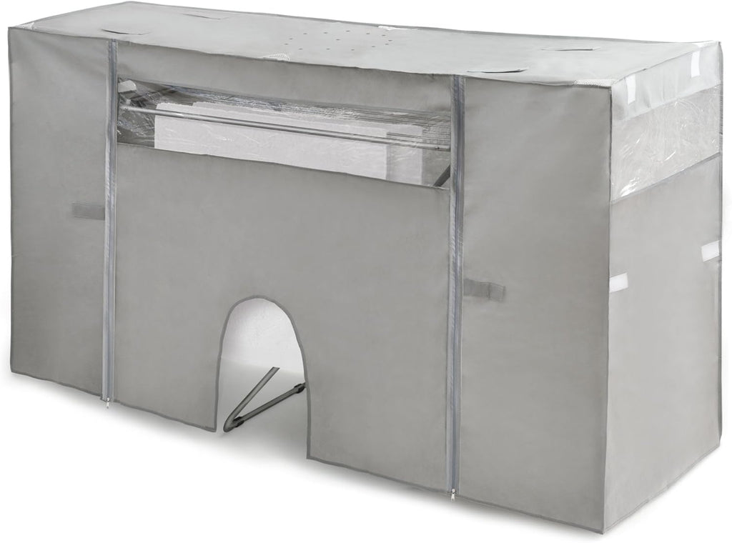 Rayen | Drying Rack Cover with Heater | Quick Drying | Minimum Consumption | Extendable | Plug | Grey | Measurements: 105-180 x 56 x 106 cm, 1 Unit