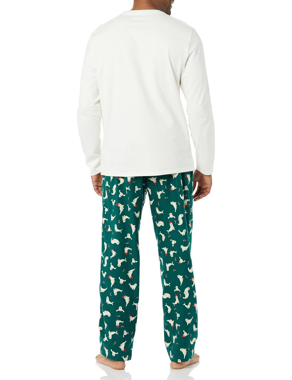Amazon Essentials Men's Soft Flannel Pajama Set (Available in Plus Size)