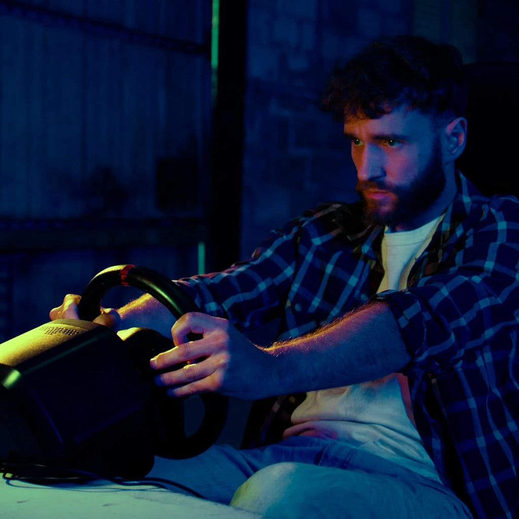 Thrustmaster T128, Volante de Carreras Force Feedback con Pedales Magnéticos, PlayStation 5, PlayStation 4, PC