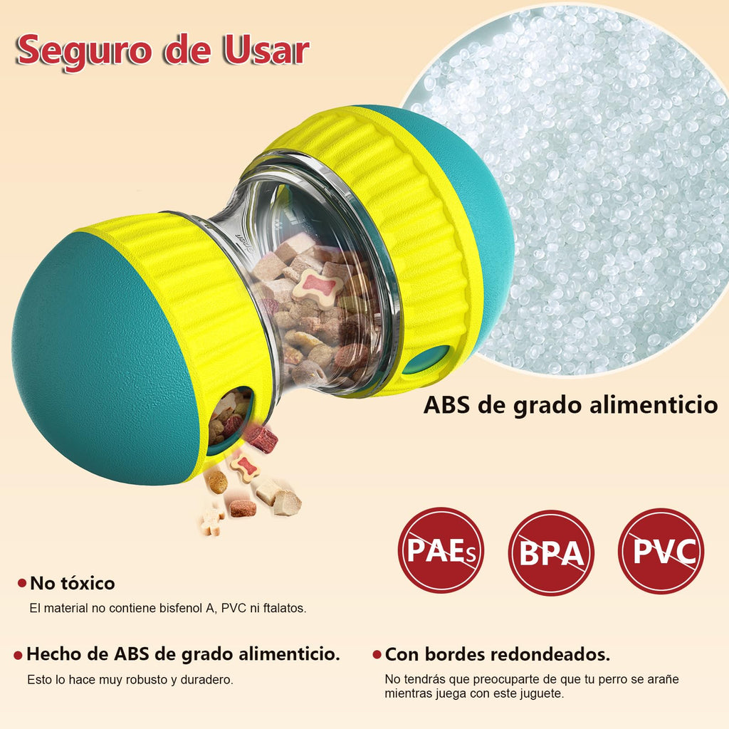 Interactive Dog Toy, Indestructible Puppy Toy, Dog Slow Feeder Improve Digestion, Food Dispenser for Large and Medium Breeds