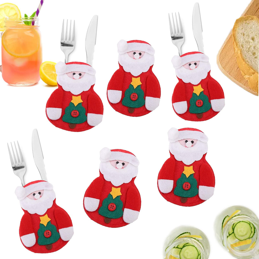 Uten Christmas Cutlery, 2/6pcs (Christmas Costumes-6pcs)