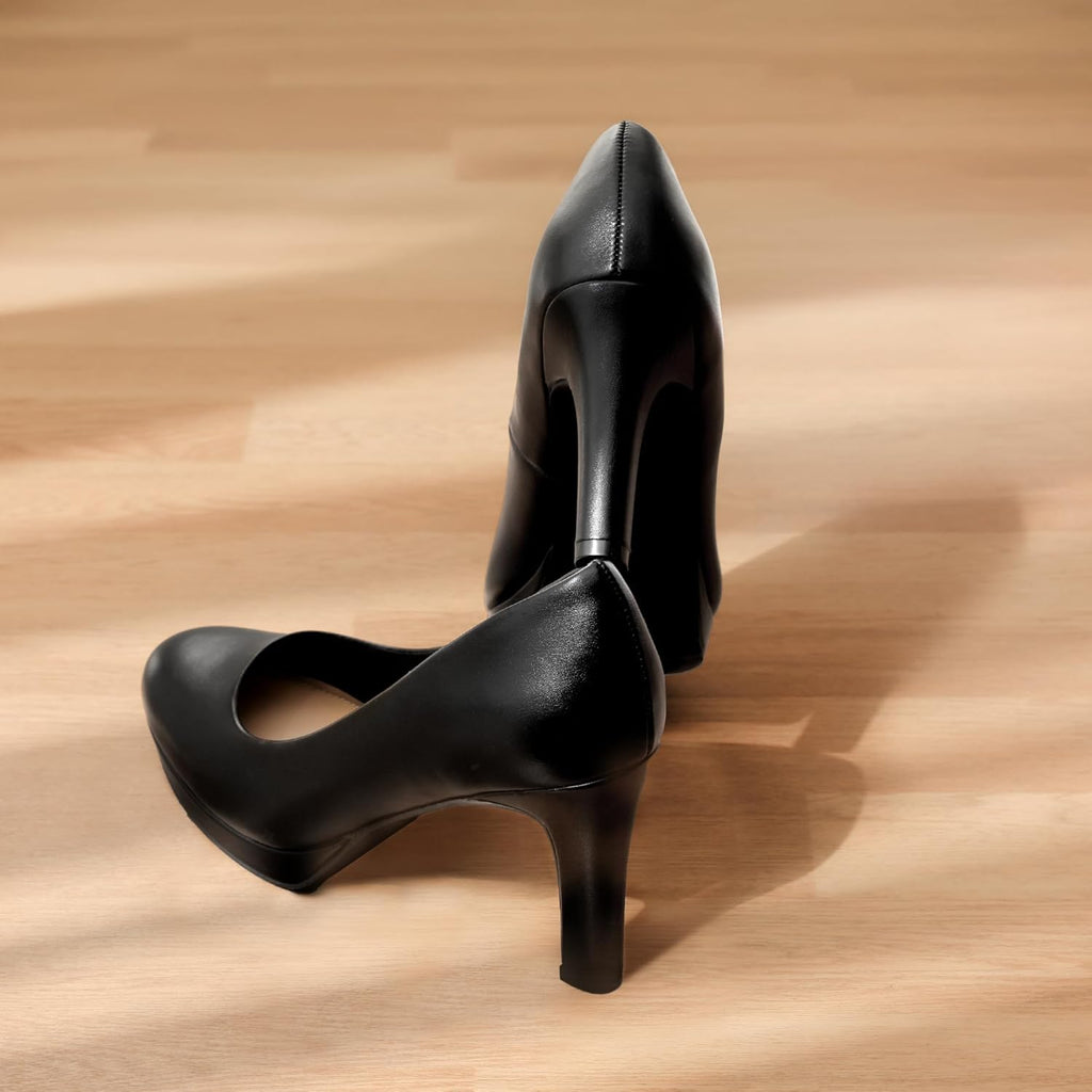 DREAM PAIRS High Heels Dress-Up Pumps Comfortable for Women Classic for 1cm Platforms for Work Party