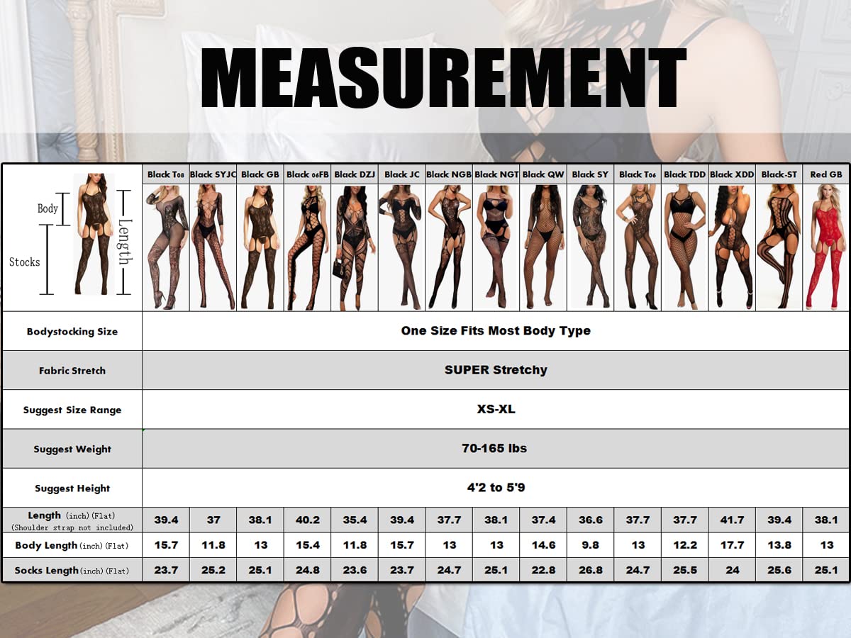 Buitifo mesh bodysuit woman plus size crotchless sexy sleepwear soft lingerie women