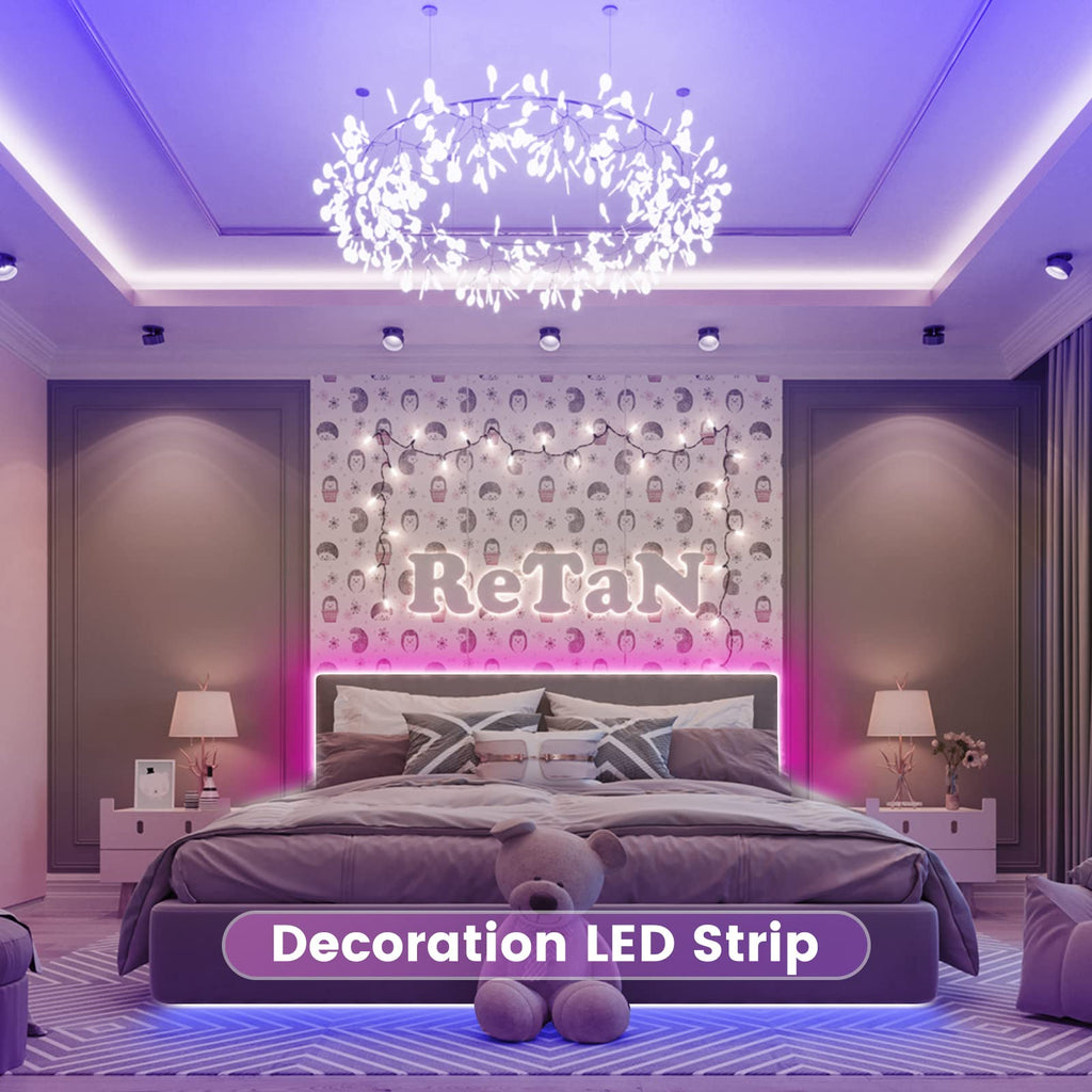 LED Strips 20 Metres RGB 5050, LED Lights with App and Controller, Sync with Music, Ideal for LED Lights, Room Lights, Party Decoration and Christmas (10 m x 2)