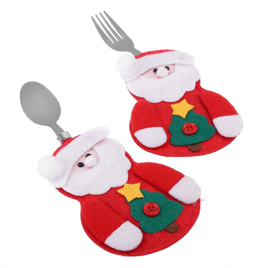Uten Christmas Cutlery, 2/6pcs (Christmas Costumes-6pcs)