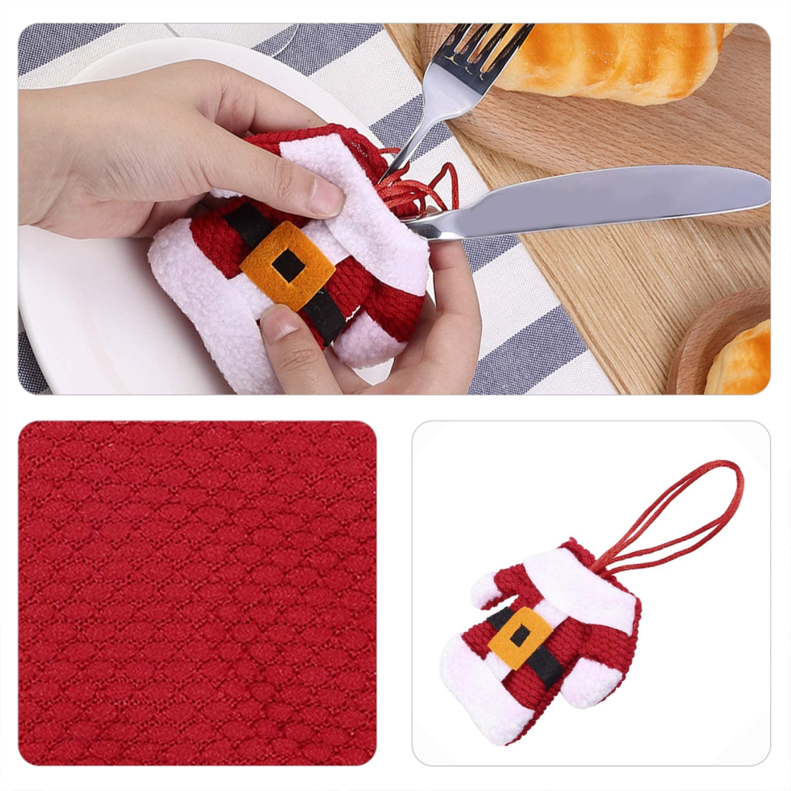 Uten Christmas Cutlery, 2/6pcs (Christmas Costumes-6pcs)