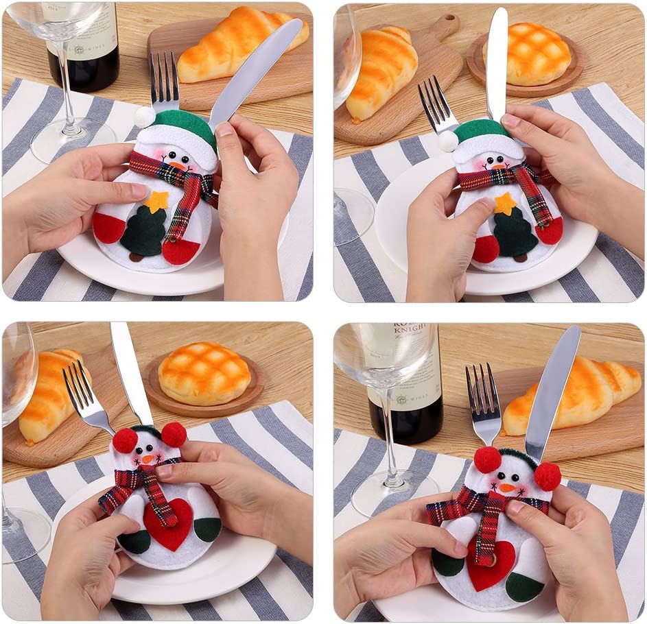 Uten Christmas Cutlery, 2/6pcs (Christmas Costumes-6pcs)