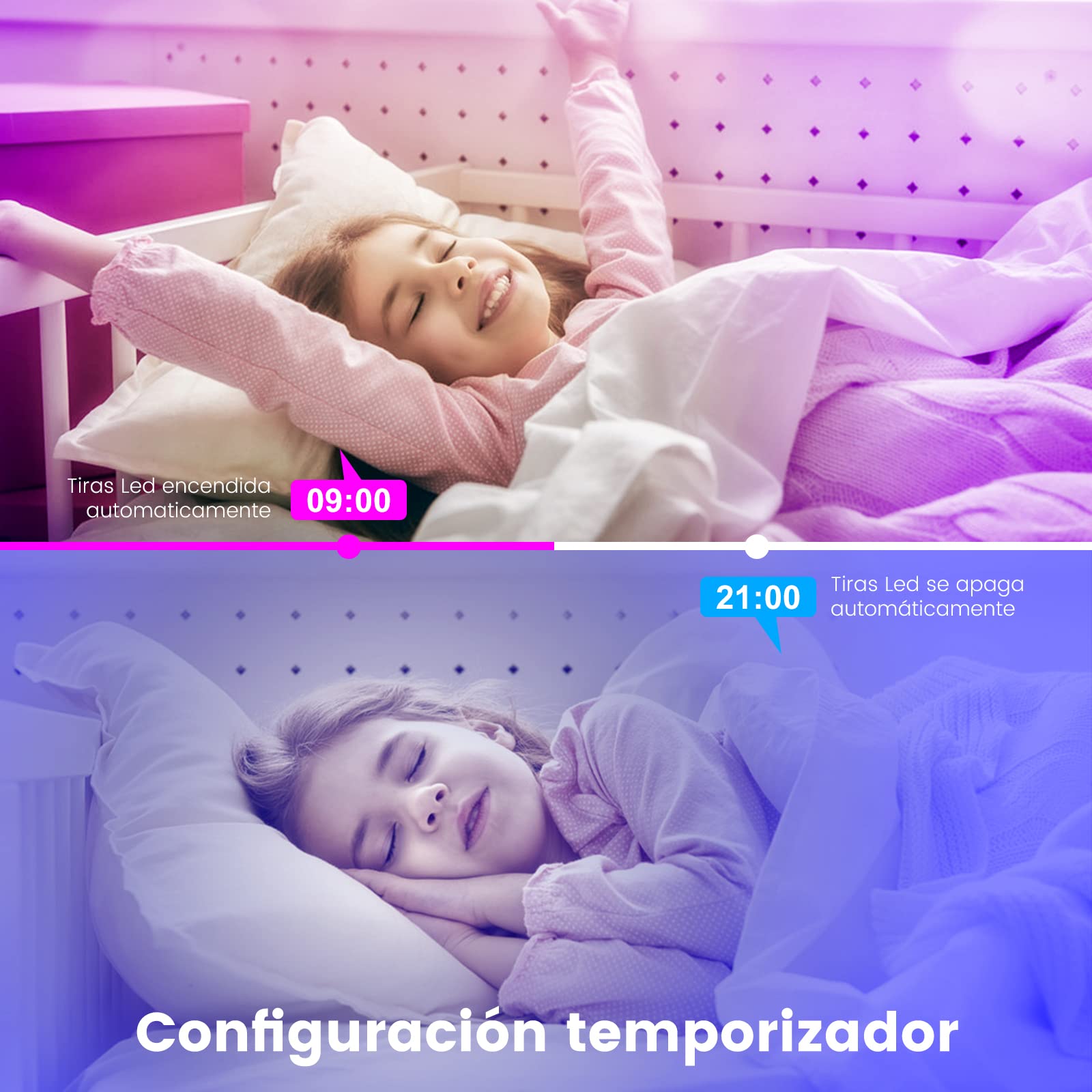 LED Strips 20 Metres RGB 5050, LED Lights with App and Controller, Sync with Music, Ideal for LED Lights, Room Lights, Party Decoration and Christmas (10 m x 2)