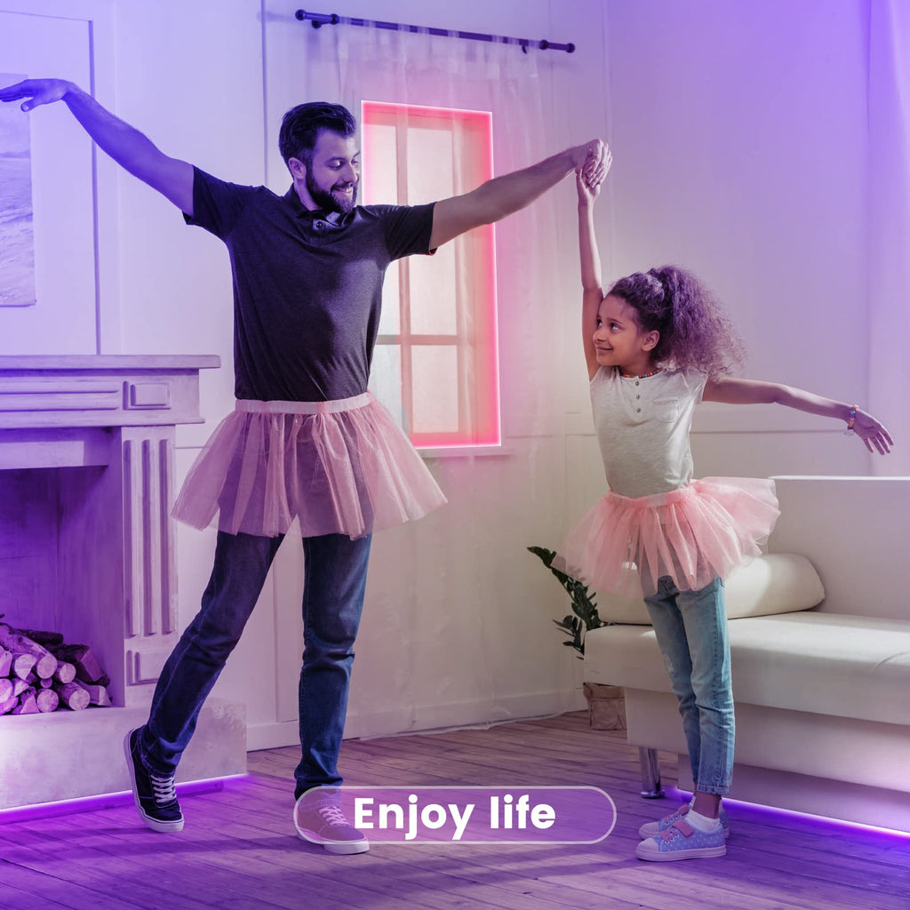 LED Strips 20 Metres RGB 5050, LED Lights with App and Controller, Sync with Music, Ideal for LED Lights, Room Lights, Party Decoration and Christmas (10 m x 2)