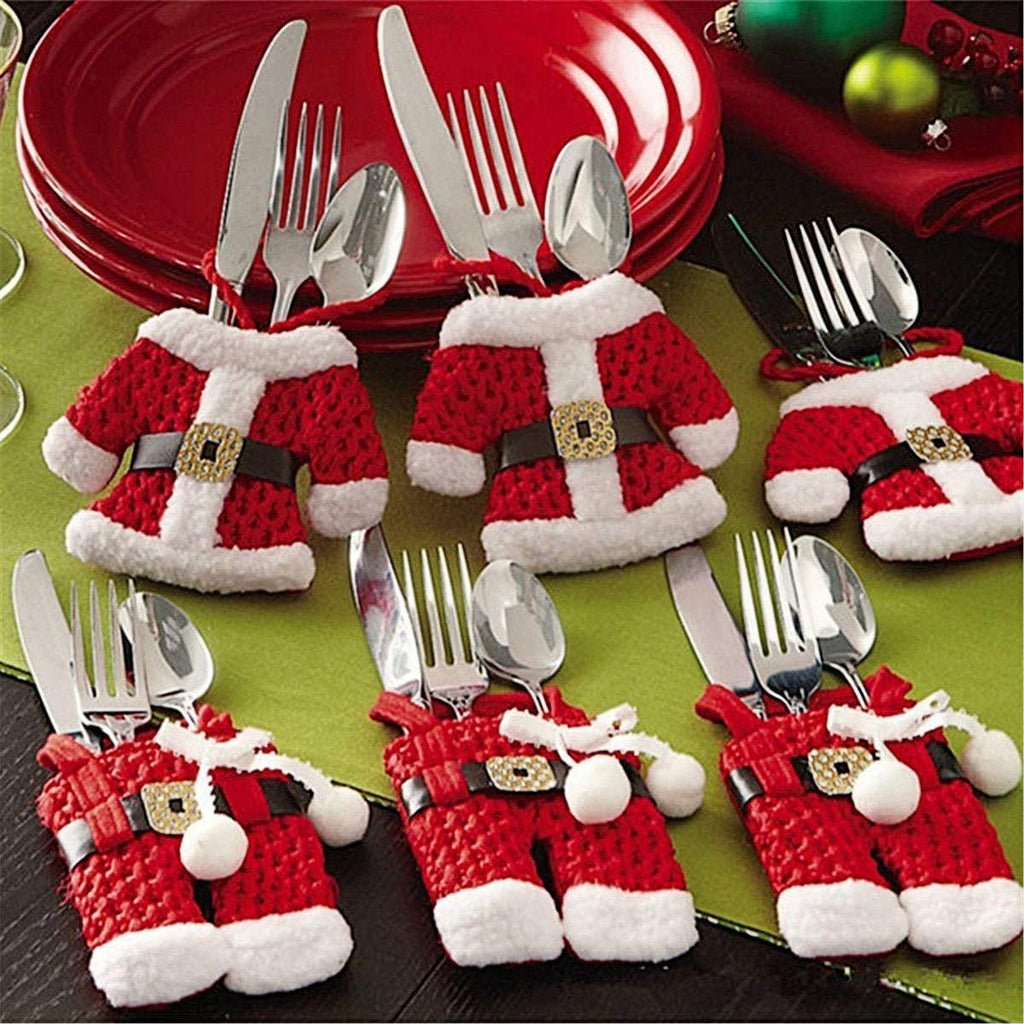 Uten Christmas Cutlery, 2/6pcs (Christmas Costumes-6pcs)