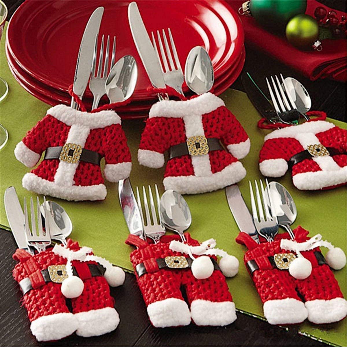 Uten Christmas Cutlery, 2/6pcs (Christmas Costumes-6pcs)