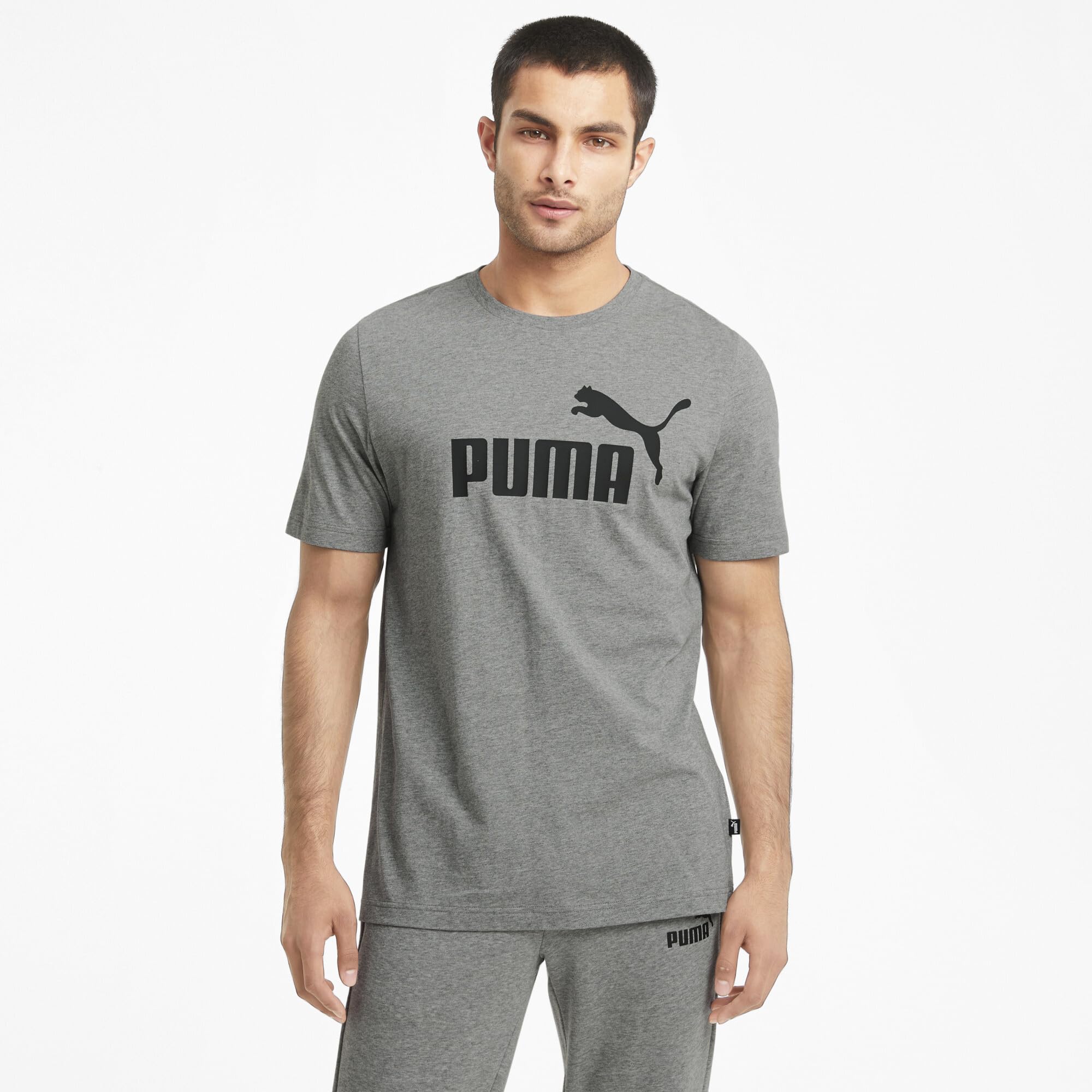 PUMA ESS Logo tee Men's Sports T-Shirt (Pack of 1)