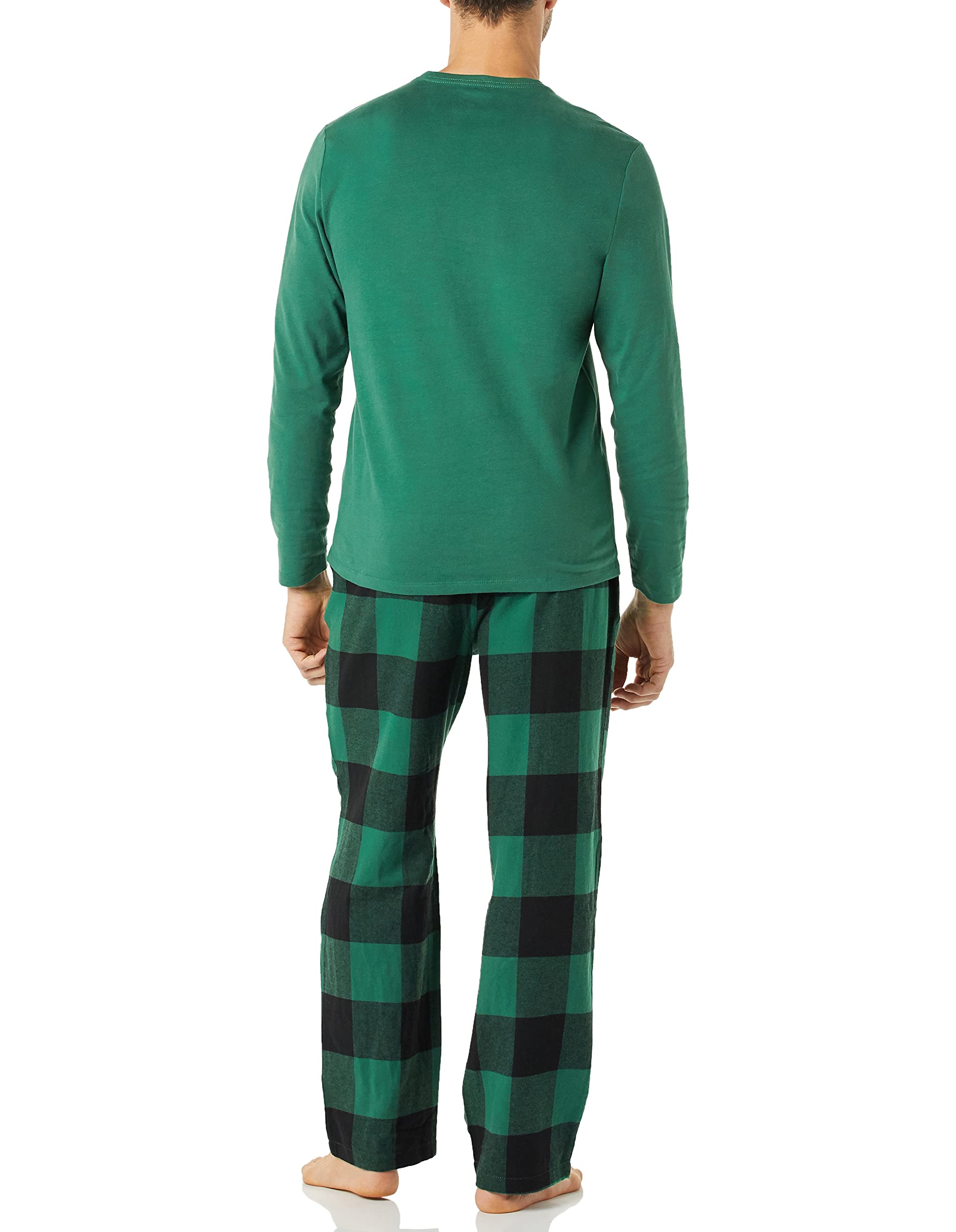 Amazon Essentials Men's Soft Flannel Pajama Set (Available in Plus Size)