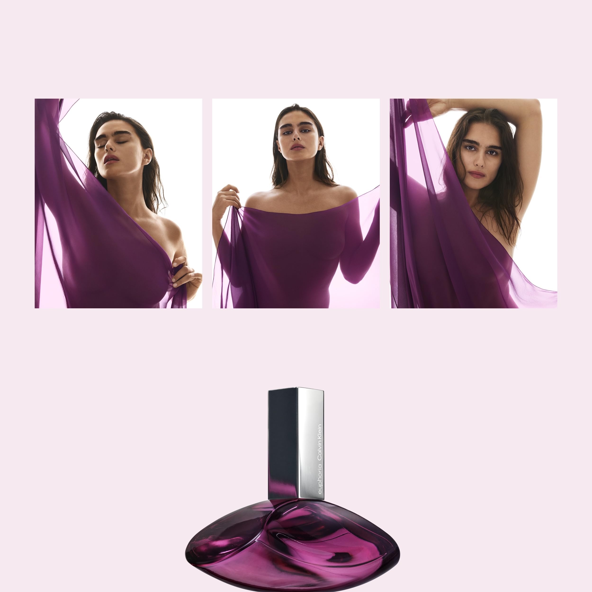 CALVIN KLEIN Euphoria Eau de Parfum para mujer | Fragancia femenina con notas de granada, orquidea negra y madera de caoba