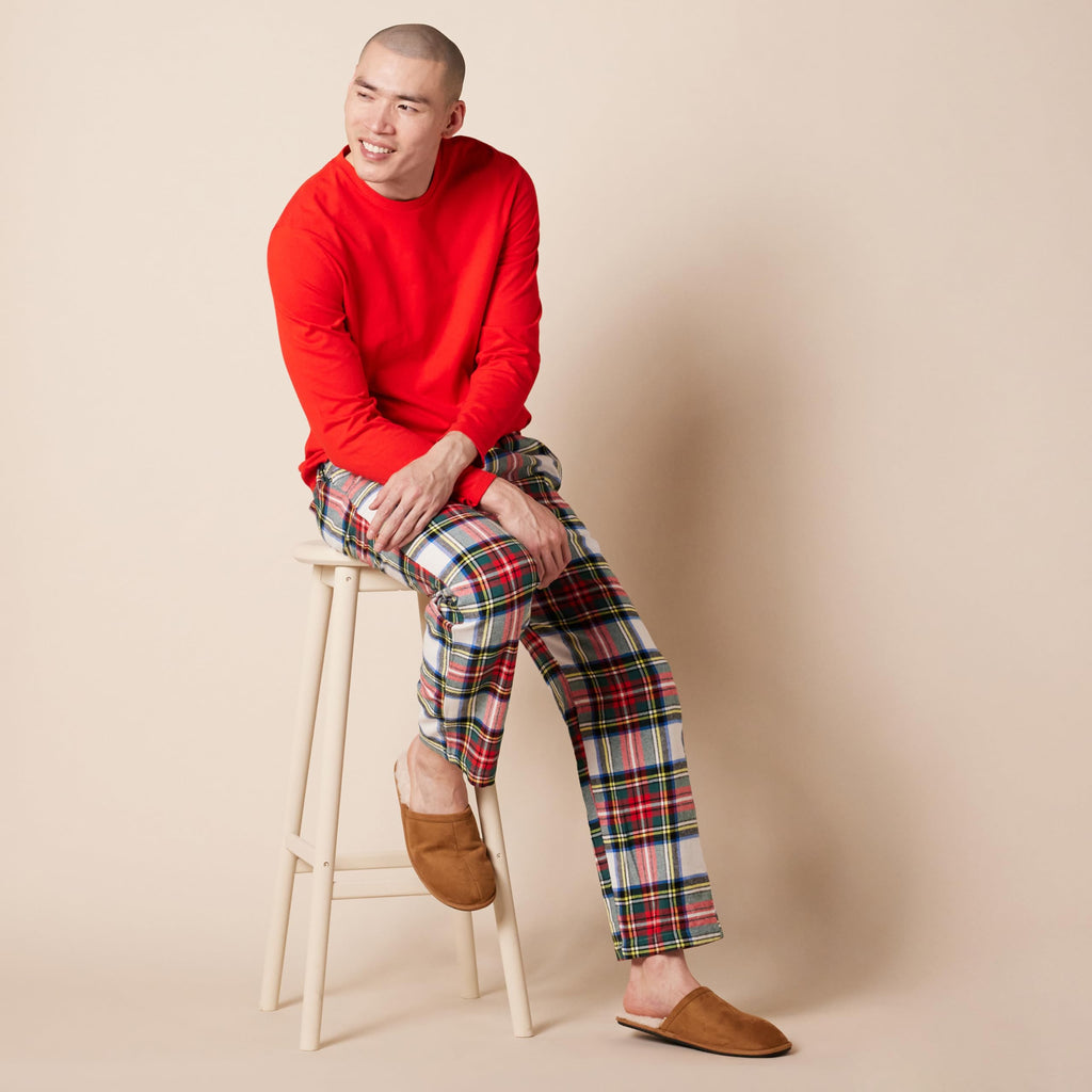 Amazon Essentials Men's Soft Flannel Pajama Set (Available in Plus Size)
