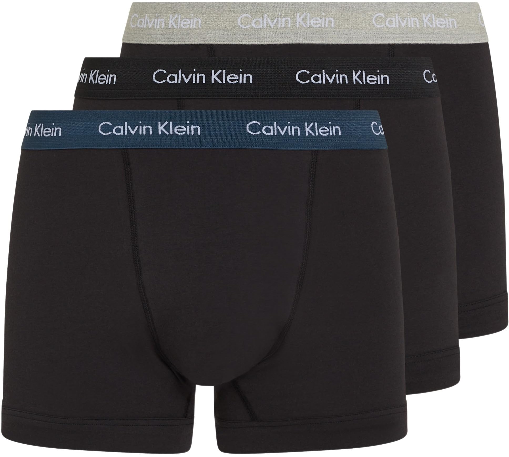 Calvin Klein Men's Boxer Briefs Pack of 3 Trunks Underwear