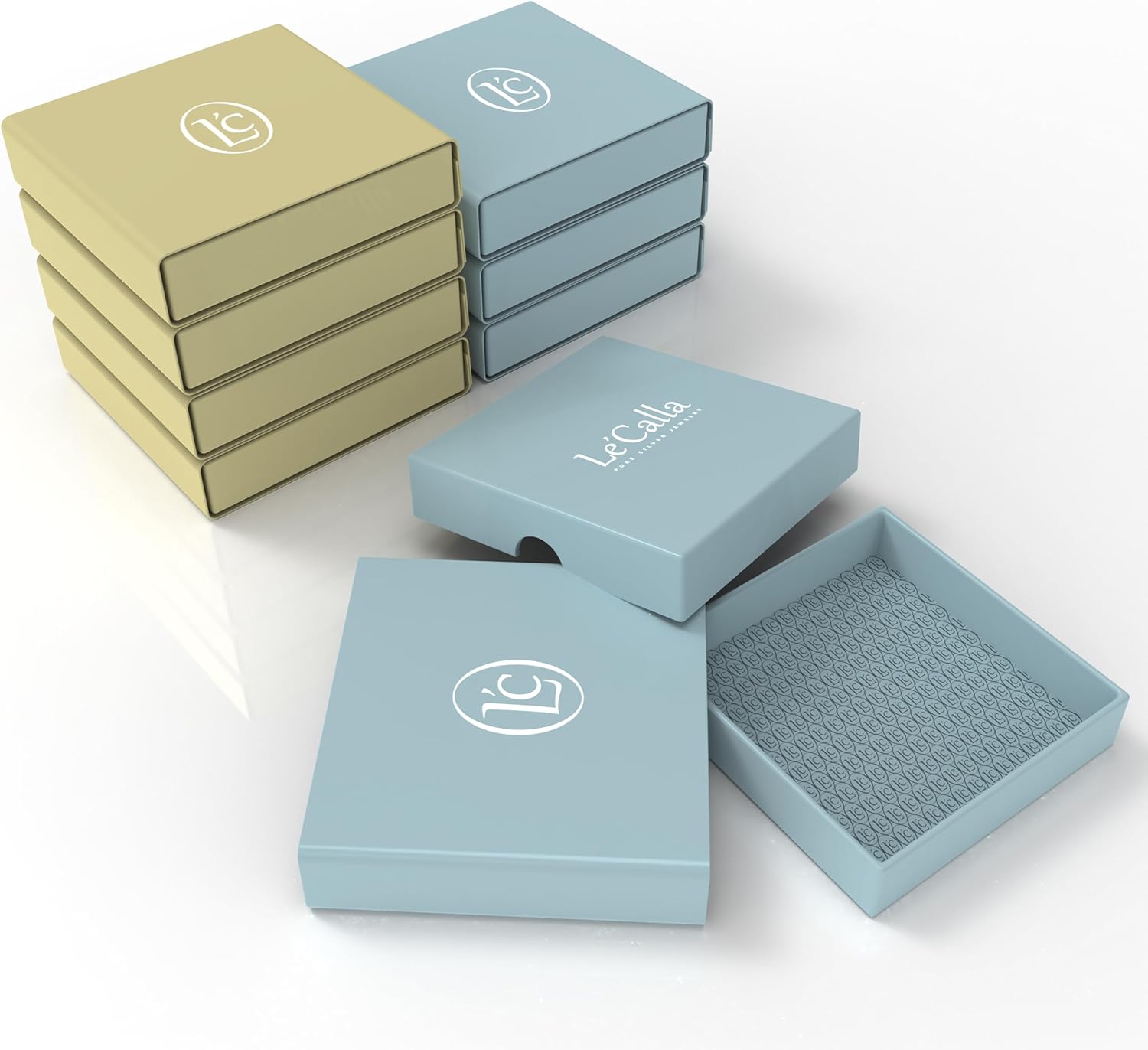 LeCalla Italian Silver Jewelry Stud Earring Twisted Design Wire Love Knot for Women