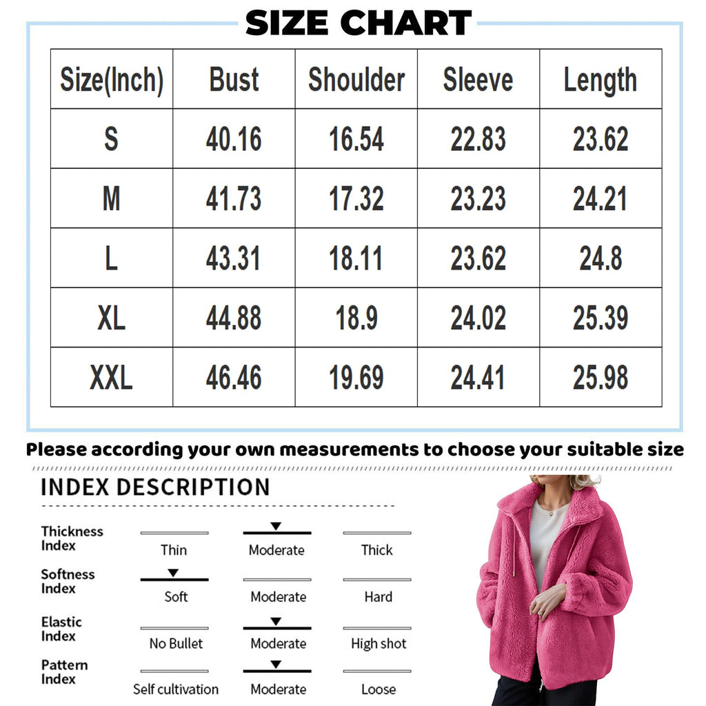 Women's Winter Fleece Jacket Winter Plus Size Transition Jacket with Hood Thermal Parka Hoodie Elegant Clothes