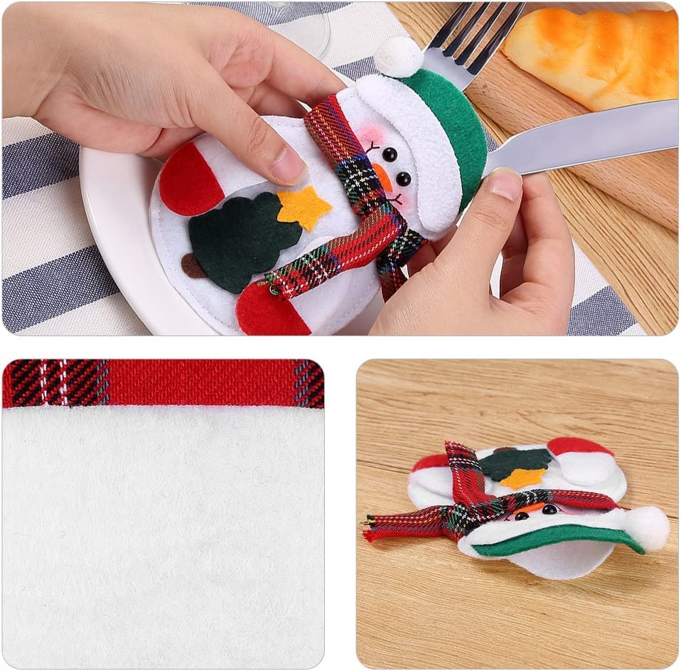 Uten Christmas Cutlery, 2/6pcs (Christmas Costumes-6pcs)