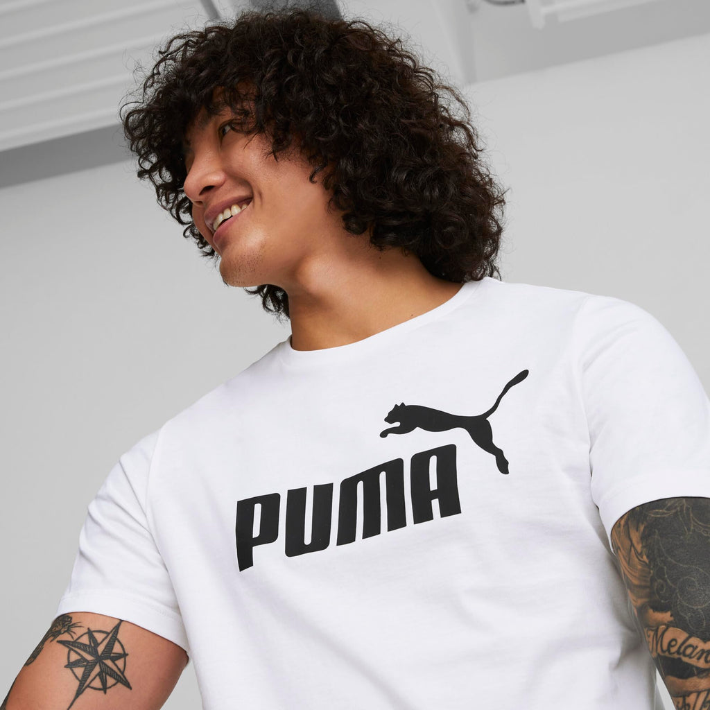 PUMA ESS Logo tee Men's Sports T-Shirt (Pack of 1)