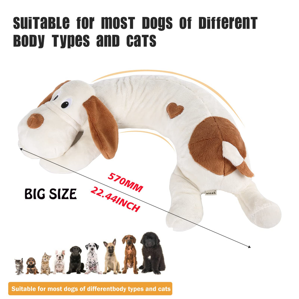 Puppy Heartbeat Toy, Separation Anxiety Relief Toy, Puppy Heartbeat Calming Plush Toy for Anxiety and Behavior