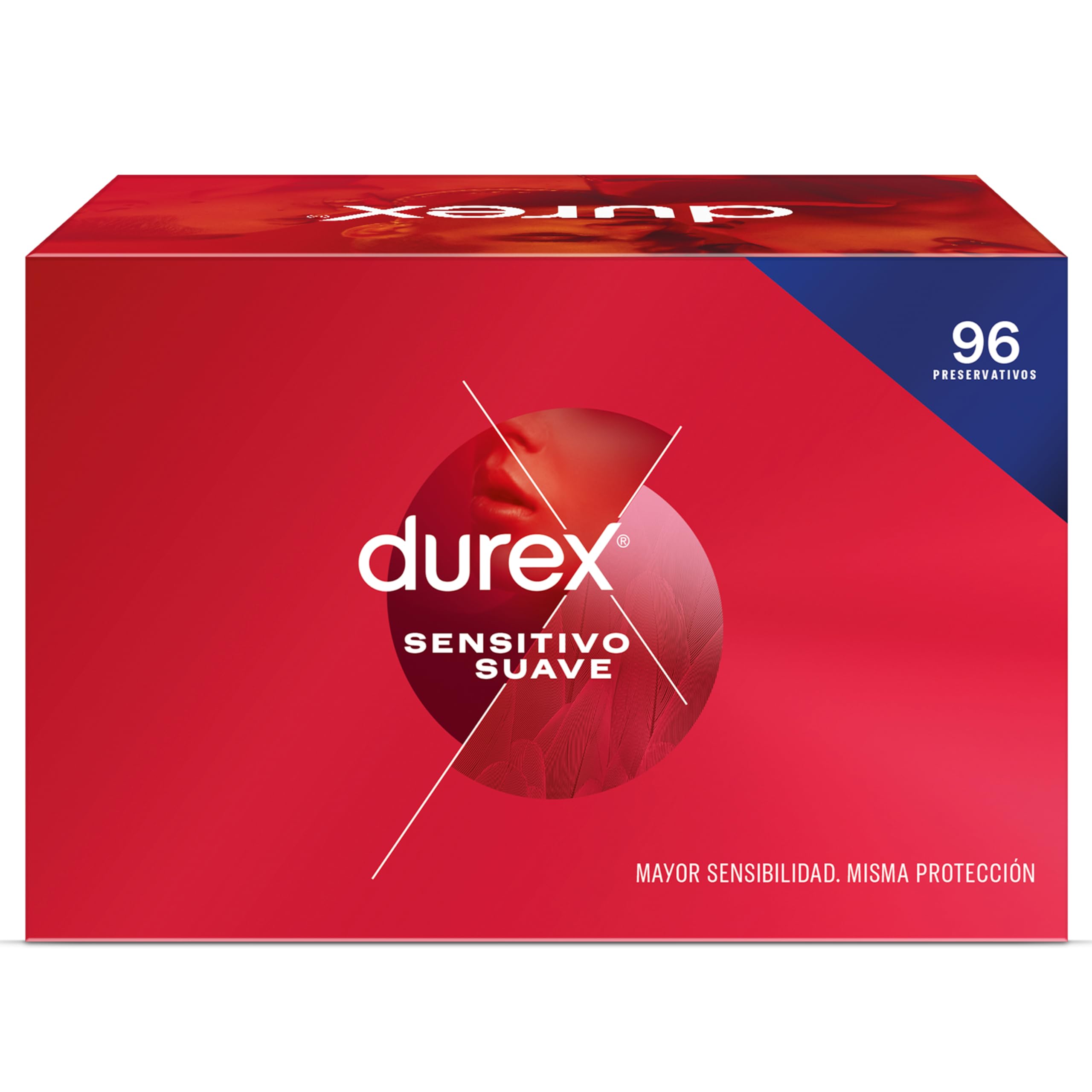 Durex Soft Sensitive Condom Pack, 96 Condoms, Packaging May Vary