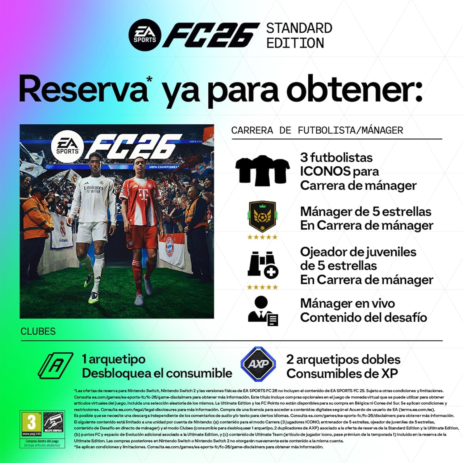 EA SPORTS FC 26 Standard Edition Switch | Videojuegos | Castellano