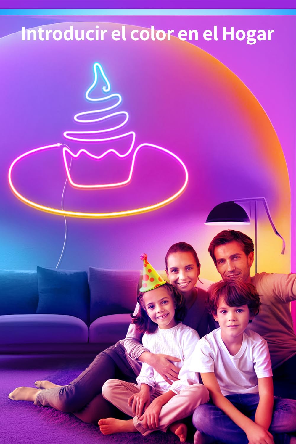 LED Strips 20 Metres RGB 5050, LED Lights with App and Controller, Sync with Music, Ideal for LED Lights, Room Lights, Party Decoration and Christmas (10 m x 2)