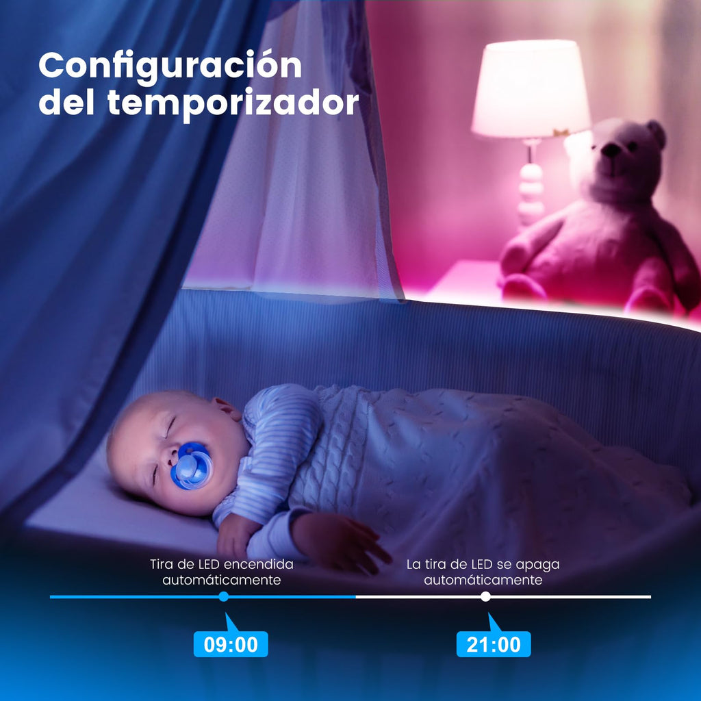 LED Strips 20 Metres RGB 5050, LED Lights with App and Controller, Sync with Music, Ideal for LED Lights, Room Lights, Party Decoration and Christmas (10 m x 2)