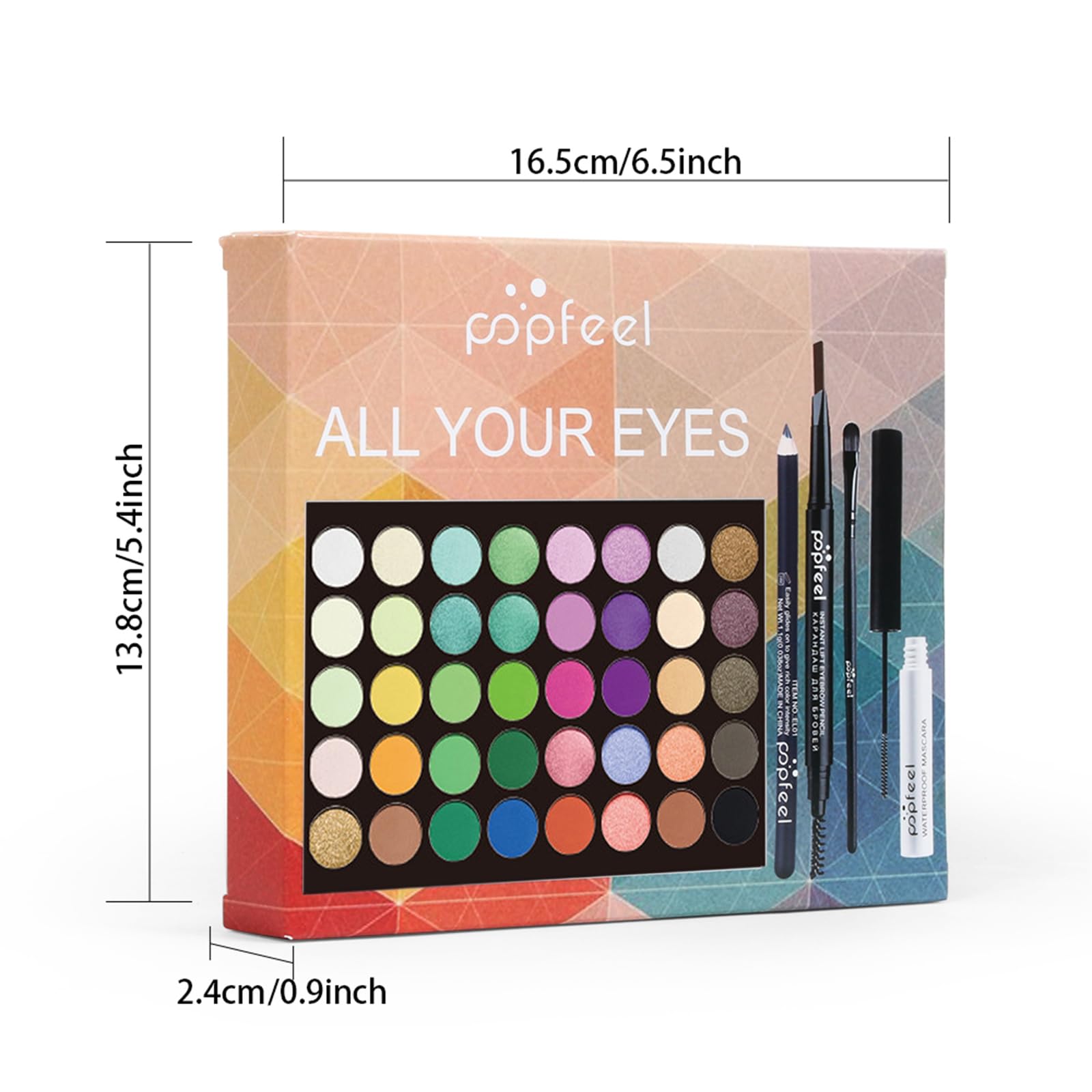 Makeup Sets, Makeup Beauty Gift for Women, with Eyeshadow Palette, Mask, Brow Pencil, Eyeshadow Brush, Vegan Cosmetics, Makeup Set Eyes and Face