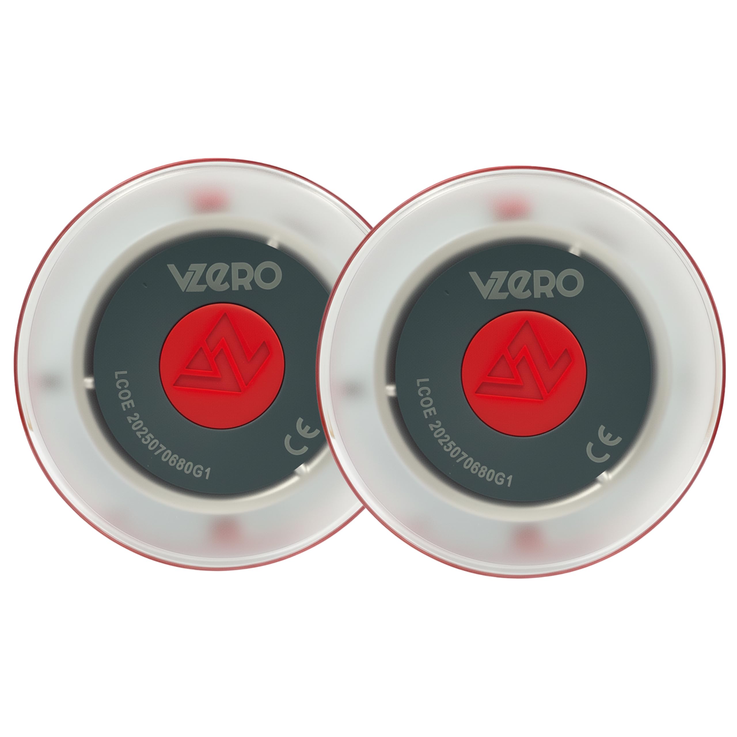 VZero V16 Emergency Light with Geolocation + Case, Certified Signal Connected with DGT 3.0, Suitable for 2026, Car Beacon with eSIM Included, High Power and Eye Protect System